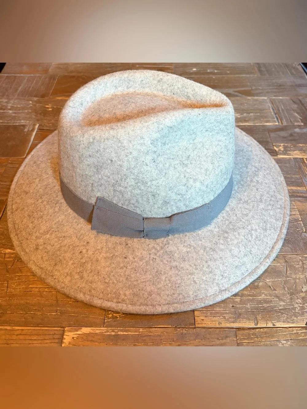 J. Crew Wool Western Hat with Grosgrain Trim